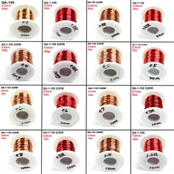 Polyurethane Enameled Copper Wire QA-1-155 2UEW 0.3mm 0.35mm 0.4 0.5 0.6 0.7 0.8mm 1.0mm Cable Copper Winding Wire QA-1-130 2UEW