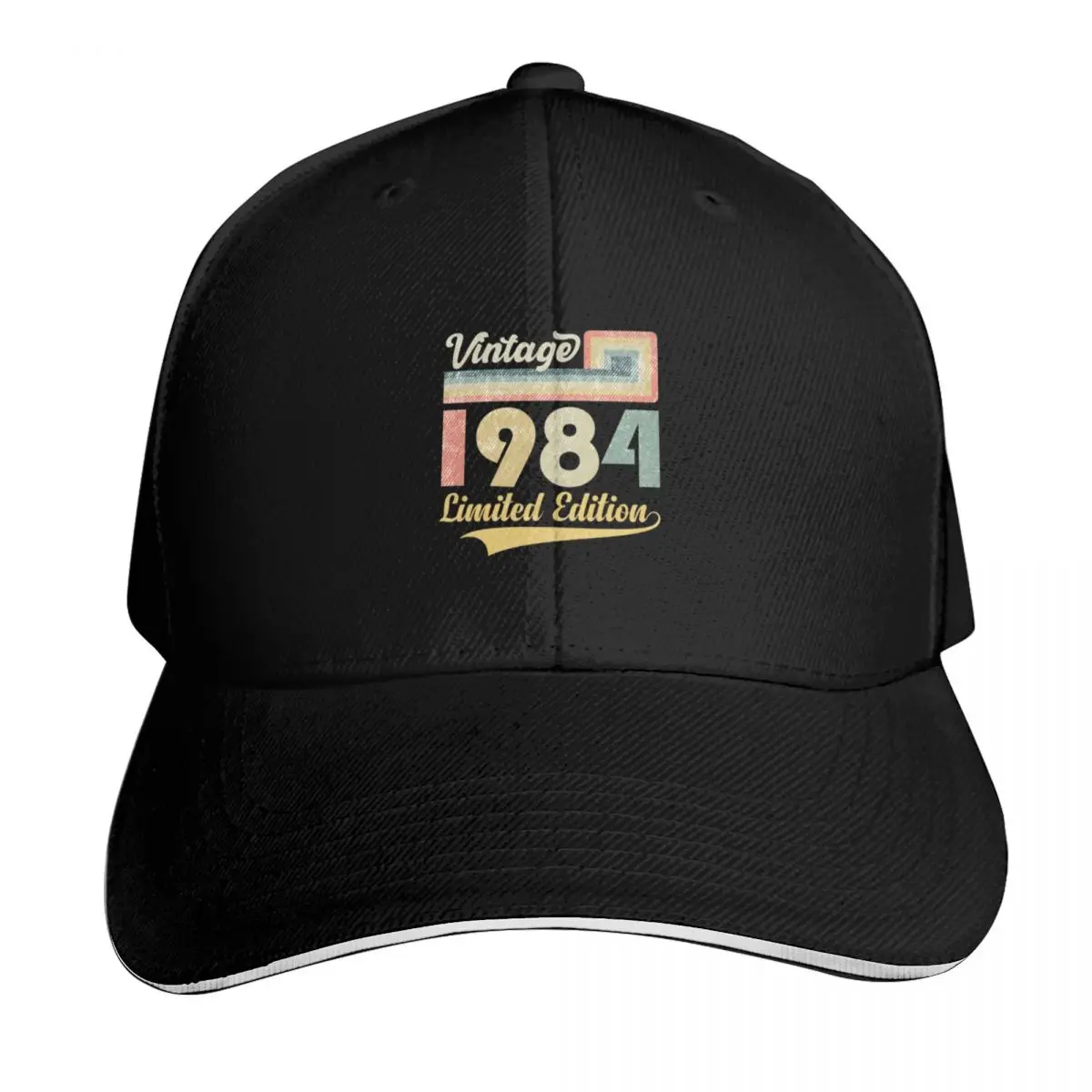 

Vintage 1984, 38th Birthday Gift Limited Edition Design Baseball Cap Wild Ball Hat Visor designer cap sun caps Man Women's