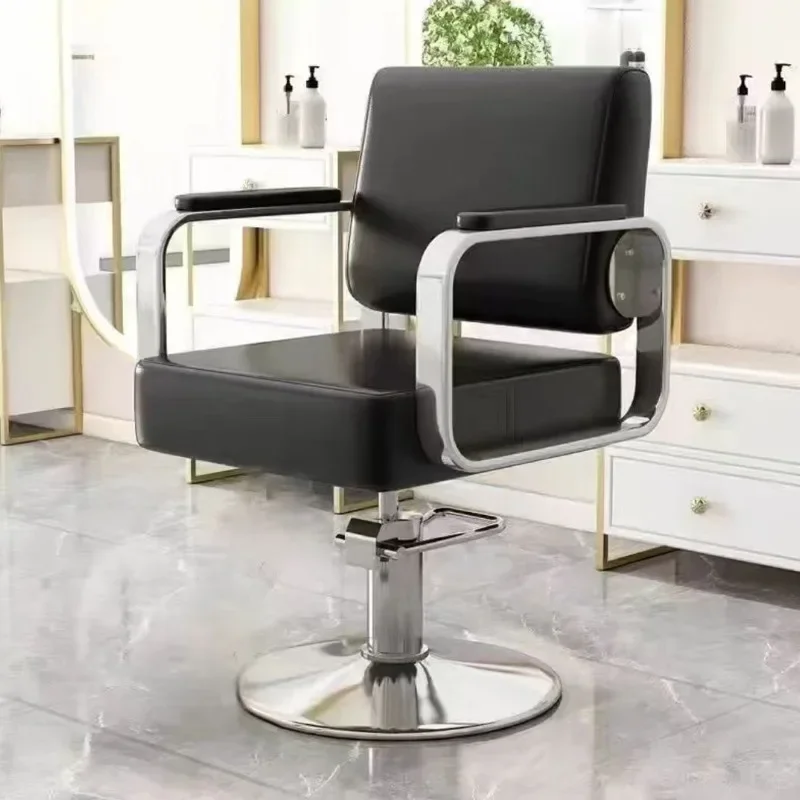 Barber shop chair Internet celebrity hair salon chair Hair salon special high-end hair cutting lift rotating perm and dyeing cha