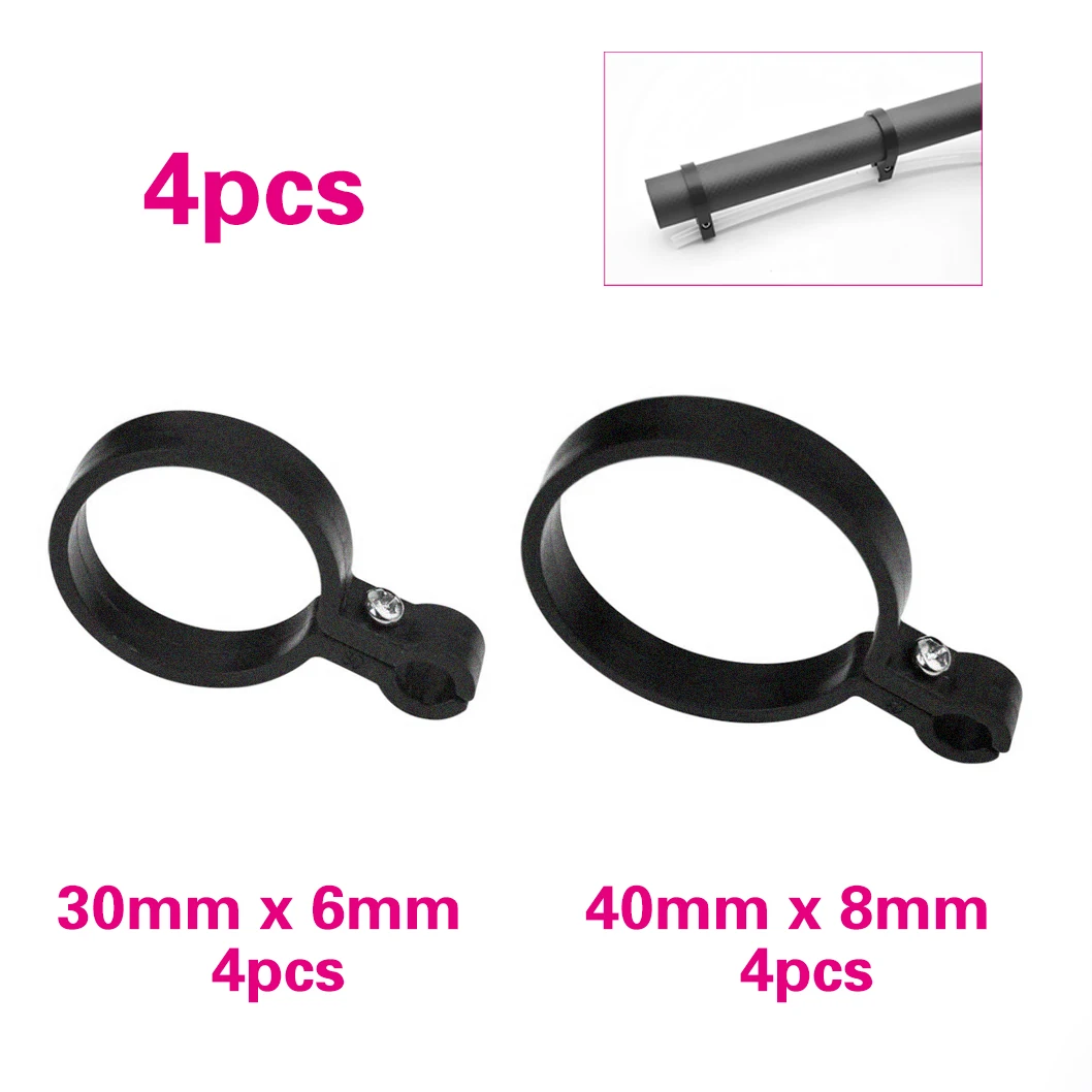 

4pcs Plant Protection Drone Plastic Water Pipe Clamp 30/40mm Carbon Fiber Tube Fixing Water Pipe Fittings