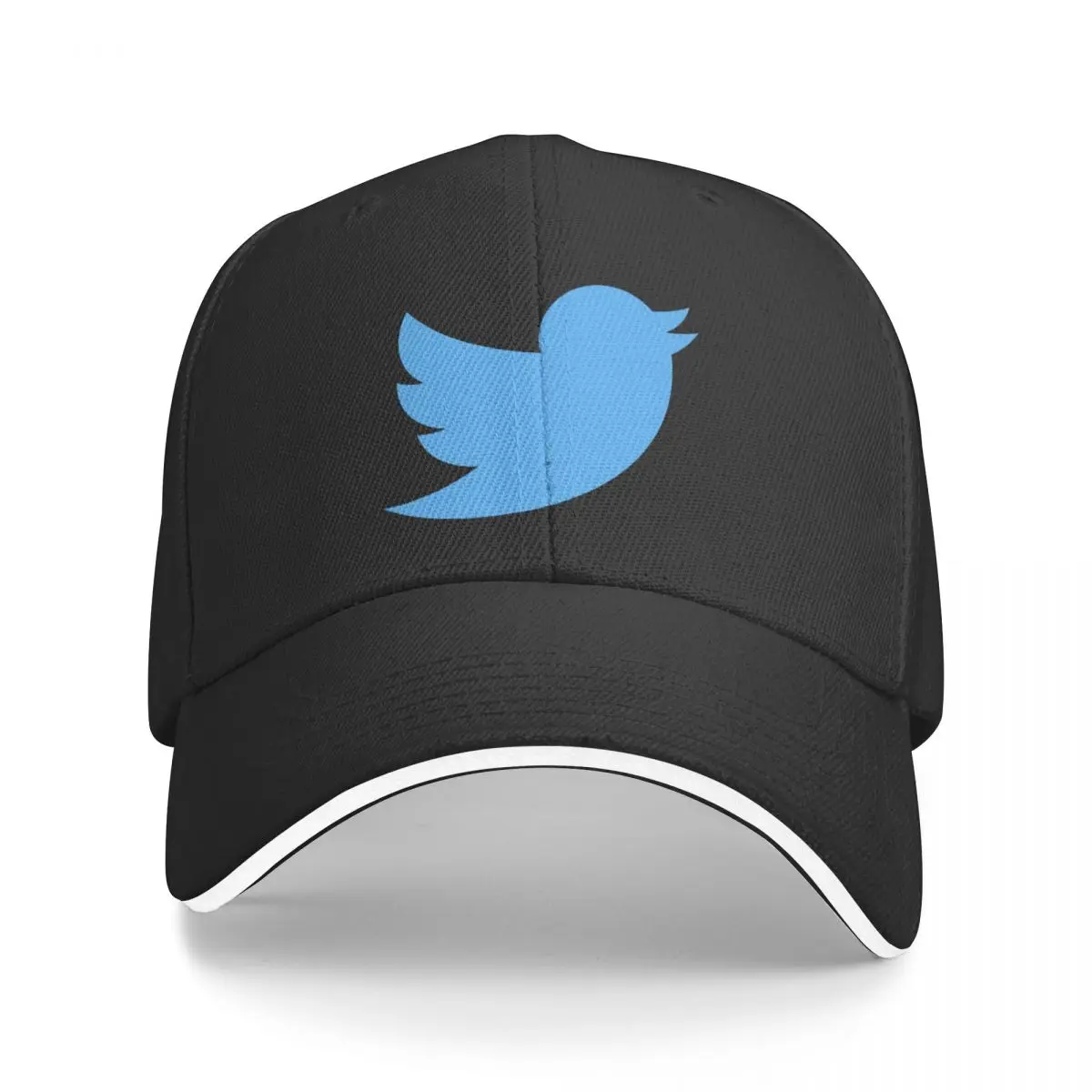 

Twitter Logo Icon Gift for Twitter fan Baseball Cap Trucker Cap tea Hat Hats For Women Men's