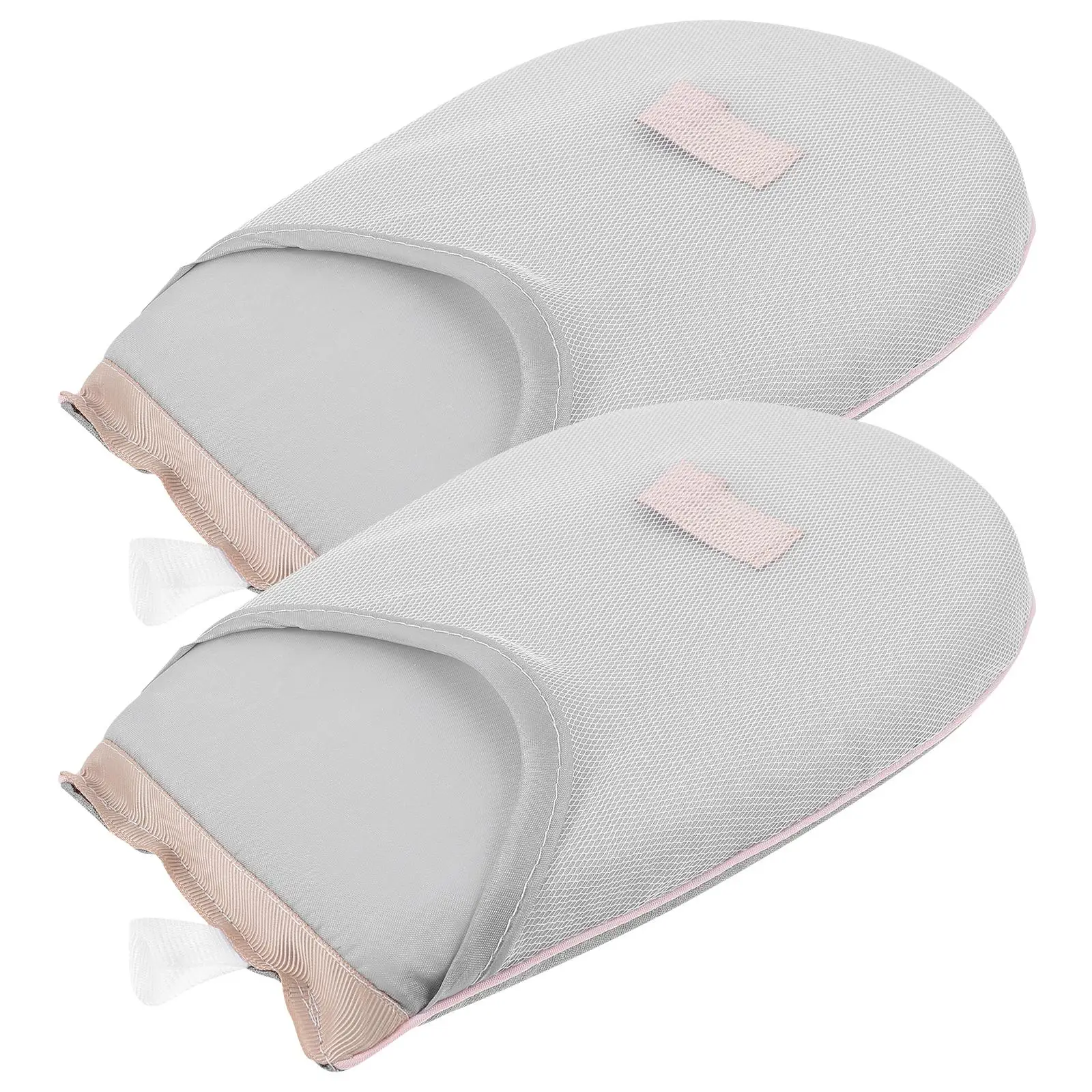 

2 Pcs held Ironing Board Light Grey Compact Size Heat Resistant Mittens Steam Garment Heat Resistant Ironing Gloves Smoothing