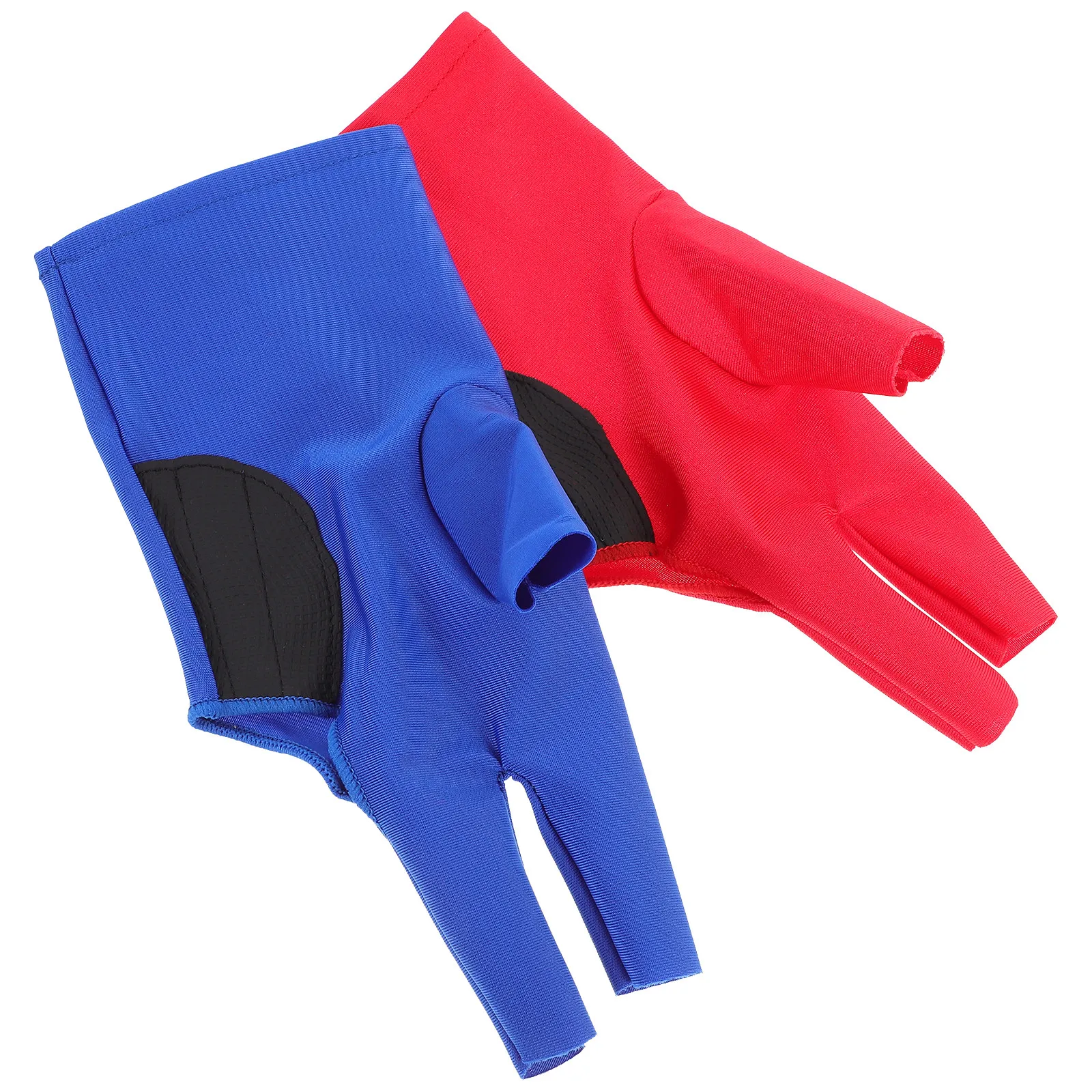 

Комплект из 2 нескользящих дышащих эластичных перчаток для бильярда и снукера, удобные, защитные, износостойкие, для настольных игр