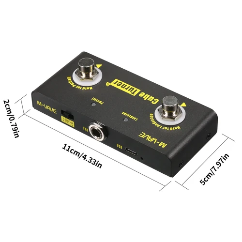 Imagen 2 del producto Cubo de M-VAVE inalámbrico, Pedal de giro de página, hoja de música recargable, Compatible con Looper, Android e iOS