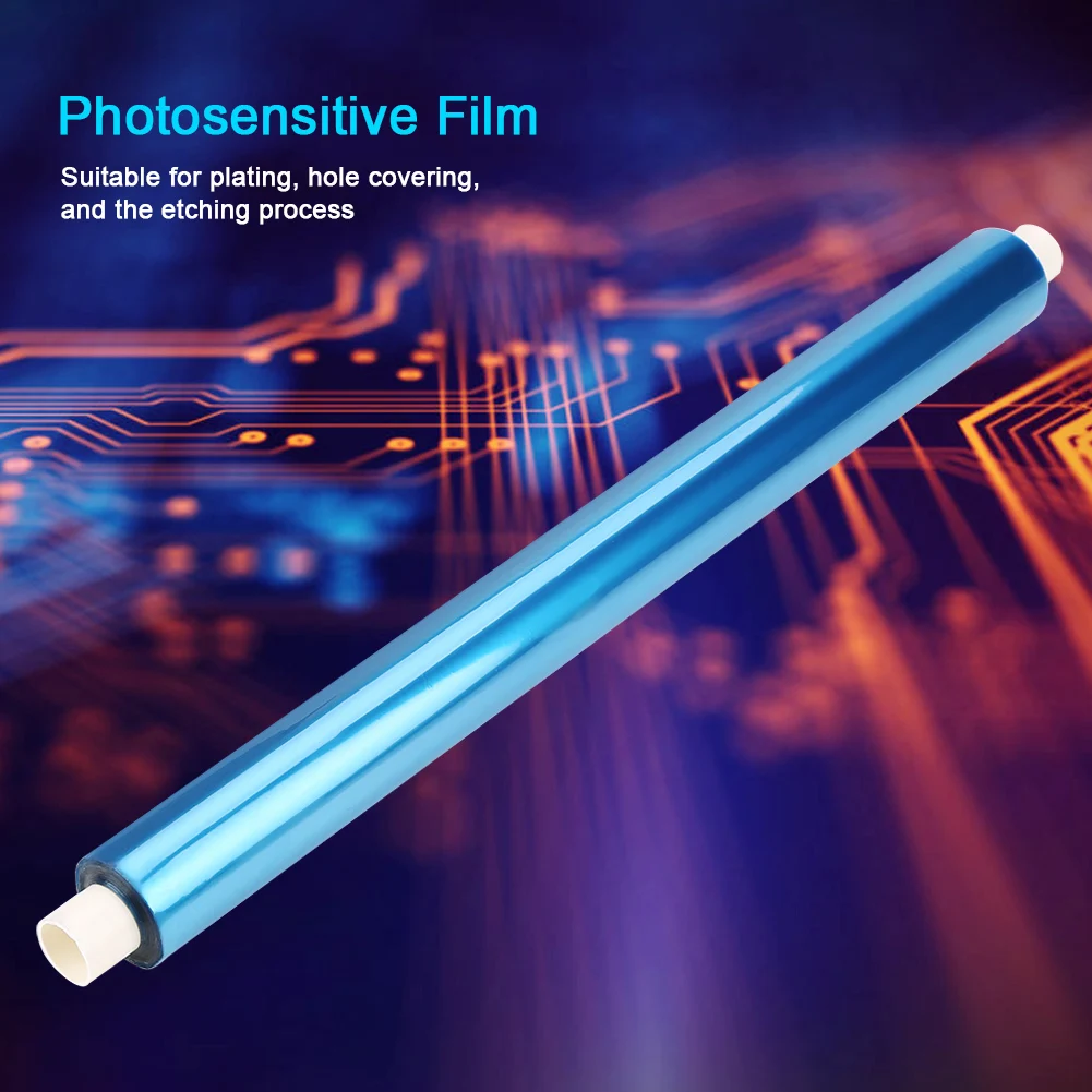 

Photosensitive Dry Film, 5m Portable Photosensitive Dry Film for Circuit Production Photoresist Sheet