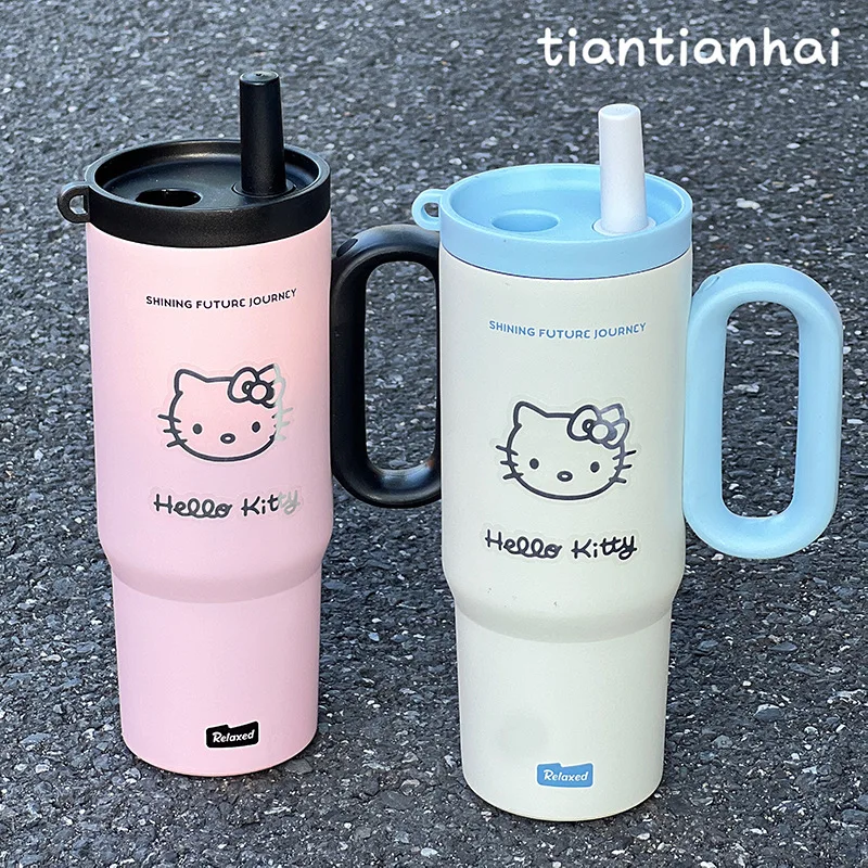 

Stainless Steel Insulated Cup With Handle Aesthetic Design Thermal Coffee Mug Portable Travel Tumbler For Car Home Office Adults