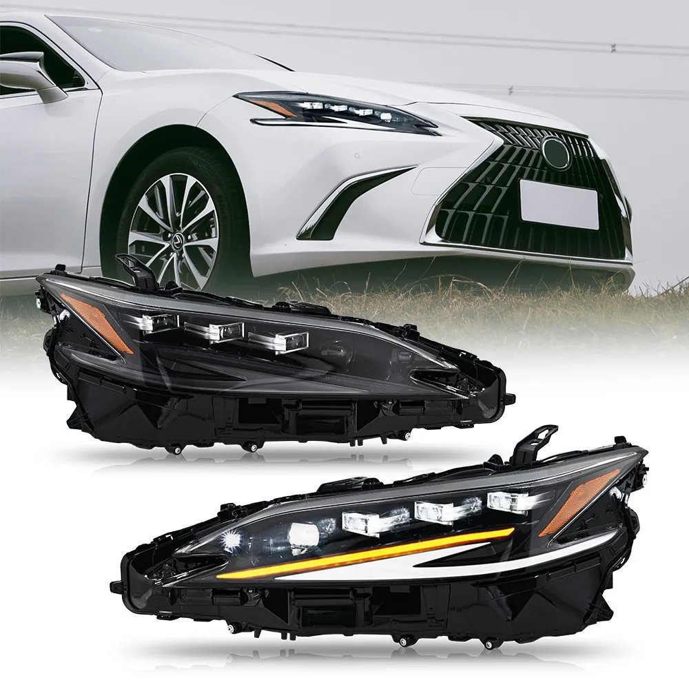 

LED Headlights Assembly Fit For 2018-2023 LEXUS ES250 ES300H ES350 Xenon Head Lamps Pair