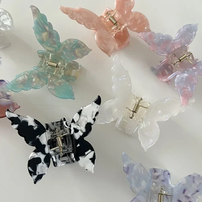 French Retro Butterfly Hair Clips Back Of The Head Hair Claws Sweet Coiled Hairpin Women Lady Girl Headwear Hair Styling Tools image 6