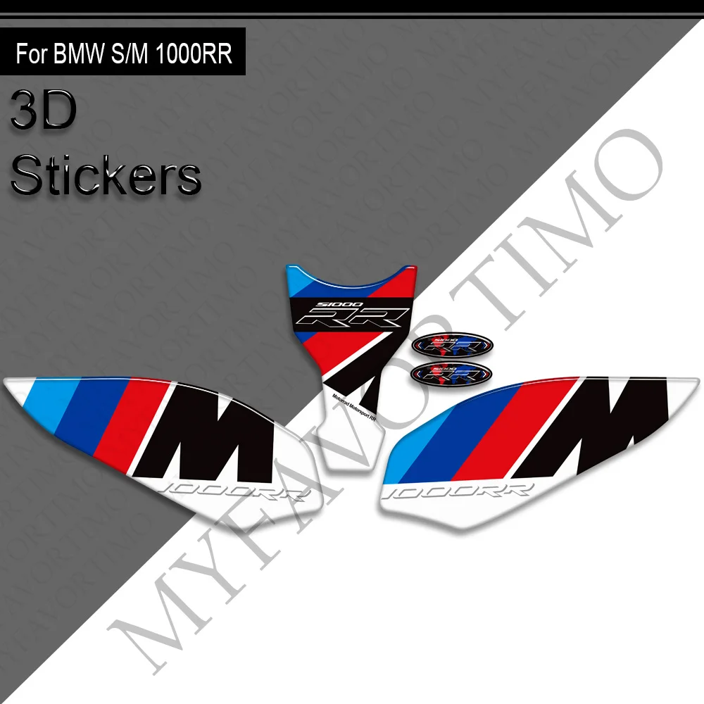 2024 2025 For BMW S1000RR S1000R S 1000 R RR S1000 S1000 M M1000R M1000RR Tank Pad Protector 3D Stickers Decals 2021 2022 2023