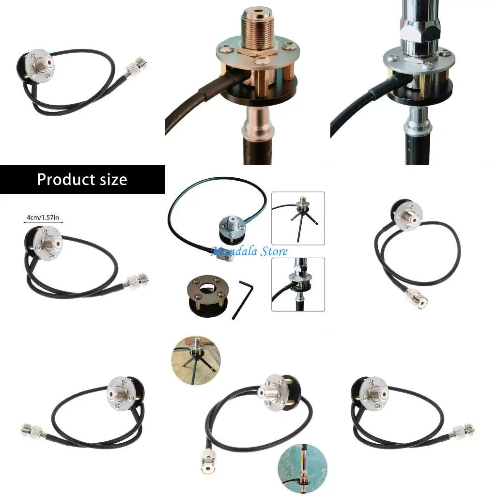 U2JC حامل ثلاثي فعال 1/4 بوصة هوائيات تصاعد قوس للتخييم والمشي لمسافات طويلة #1