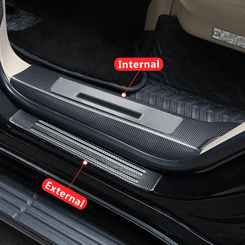 For Toyota Land Cruiser 300 LC300 2021-2024 Door Sill Pedal Guard Threshold Protector Cover Anti-Scratch Upgrade Accessories