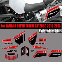 Trunk Luggage Tank Pad Protection Stickers XT 1200 Z WORLD CROSSER Kit For YAMAHA SUPER TENERE XT1200Z 2010 2011 2012 2013
