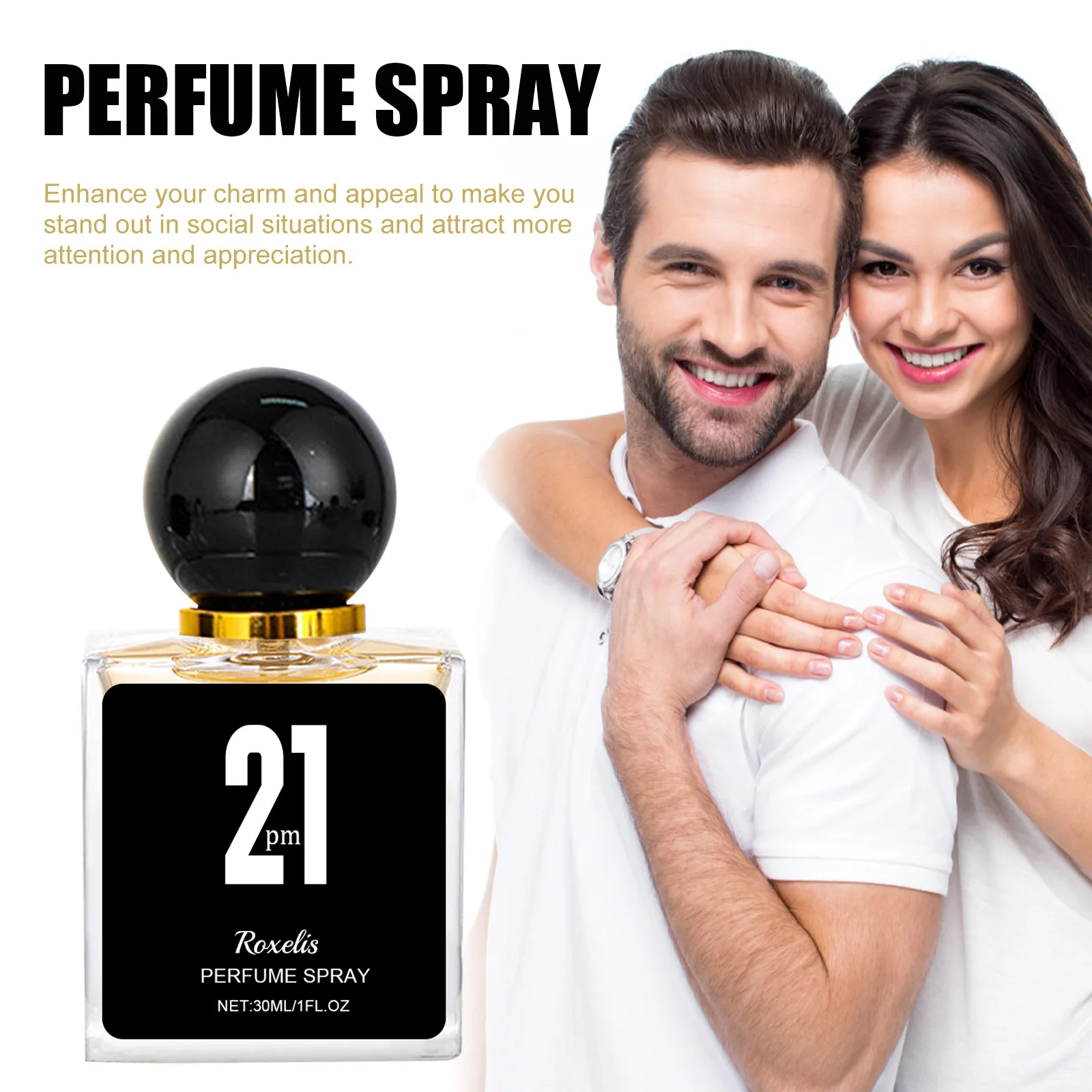 Men's Charm Perfume Wrist and Neck Long-lasting Fragrance Fresh Fragrance Couple's Date Portable Perfume