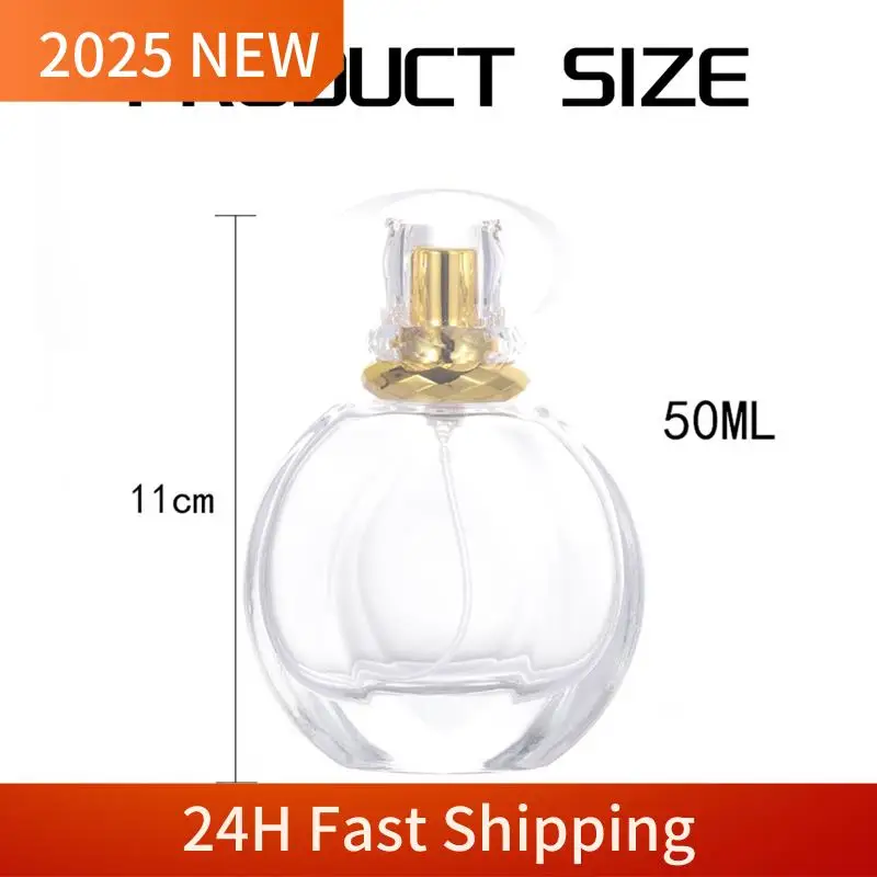 5Pcs 50ML Spray Bottle Small Cosmetic Atomizer Perfume Bottles Atomizing Spray Container Glass Spray Bottles For Travel Durable