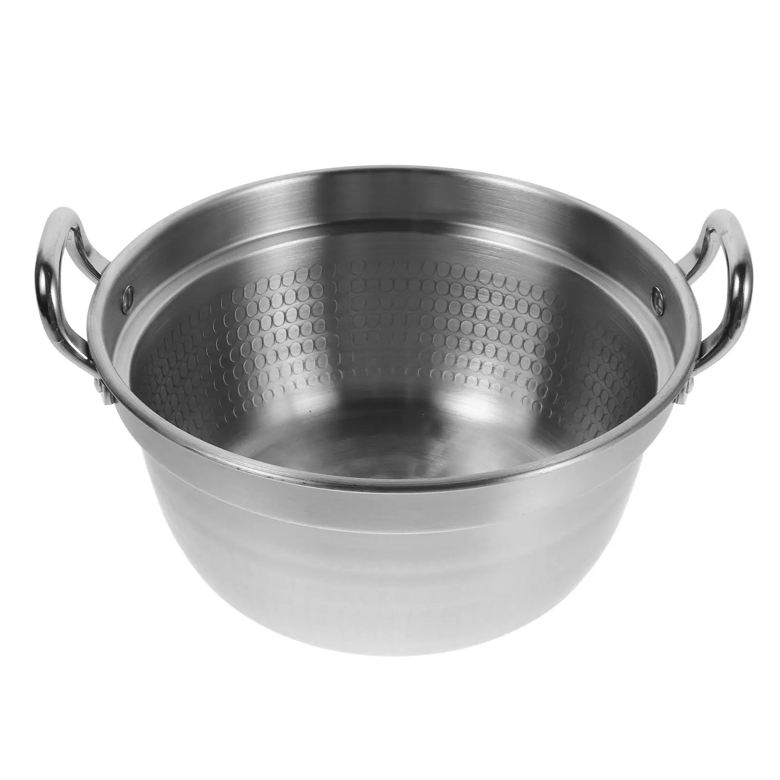 

Camping Cookware Set Ramen Noodle Pot Stainless Steel Double Handle Camping Cooking Kit Egg Pot Fast Heating Soup Pan Outdoor