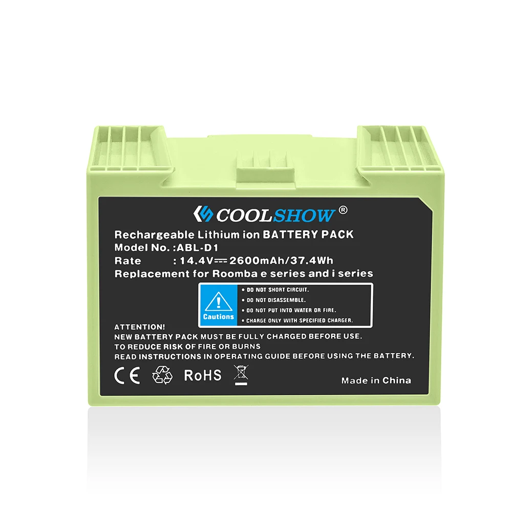 7XINbox ABL-D1 2600mAh 14.4V Battery For iRobot Roomba e5 5150 5152 e6 i7 Plus i7550 i7158  i7558 Series Sweeper Vacuum Cleaner