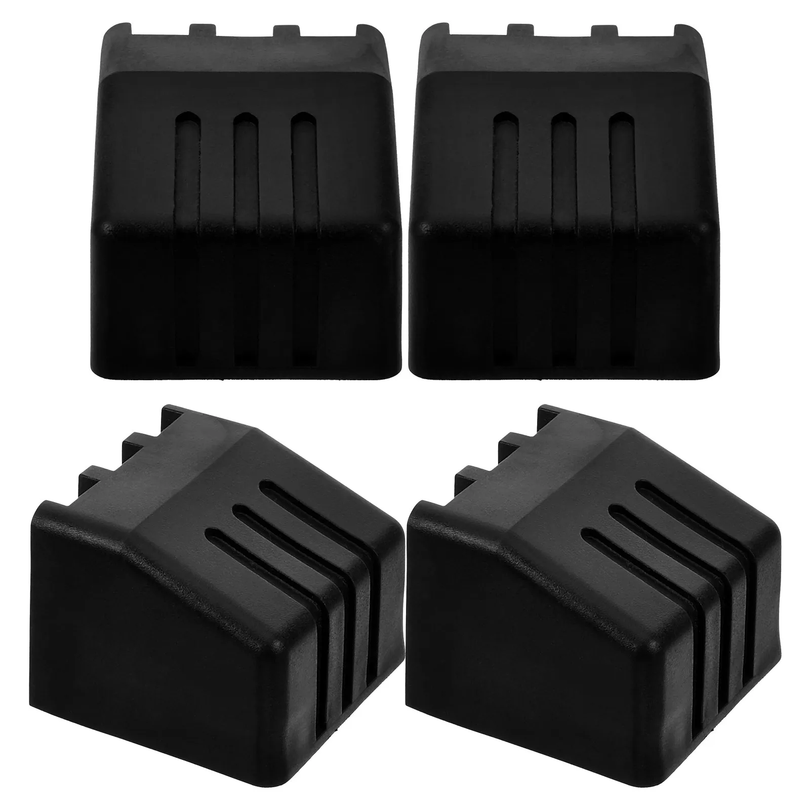 

4Pcs Fitness Equipment Floor Pads Non-Slip Shockproof Durable Plastic Foot Protectors Gym Mats Furniture