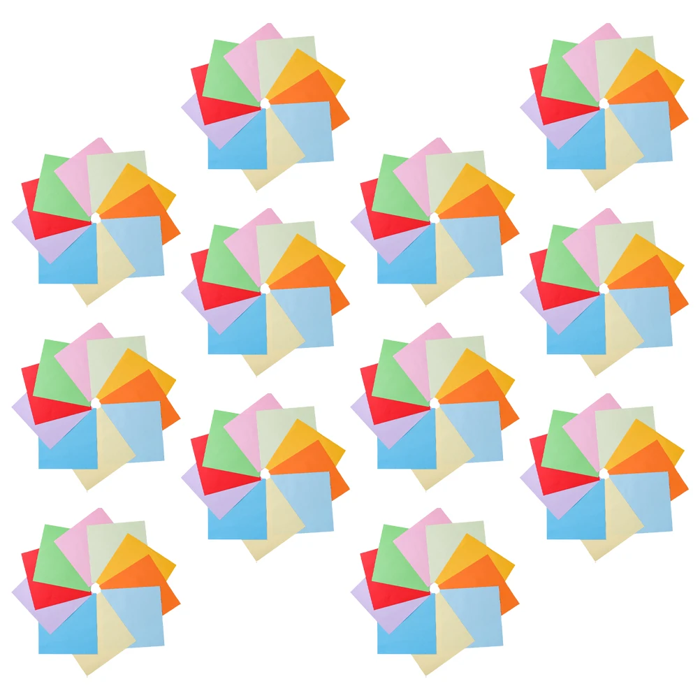 200 peças papel colorido origami criativo diy artesanato papéis fazendo material cartão criança