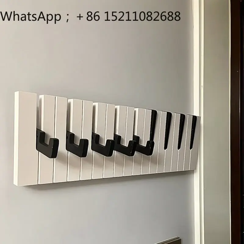 LLY button entrance household piano clothes key storage artifact suction cup hook no punching hat behind the door