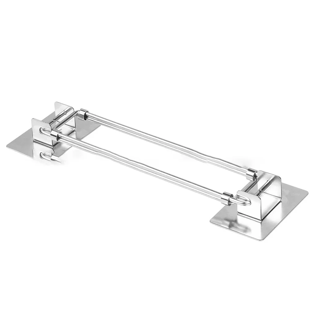 Adjustable Metal Storage Rod As Shown In The Figure RV Storage Rod Maximized Storage Efficiency Prevent Items Falling