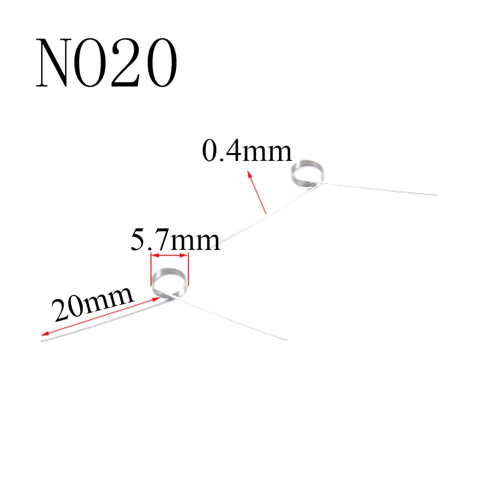 20Pcs Finewe Custom Stainless Steel Mini Torsion Spring Accessories For Jewelry