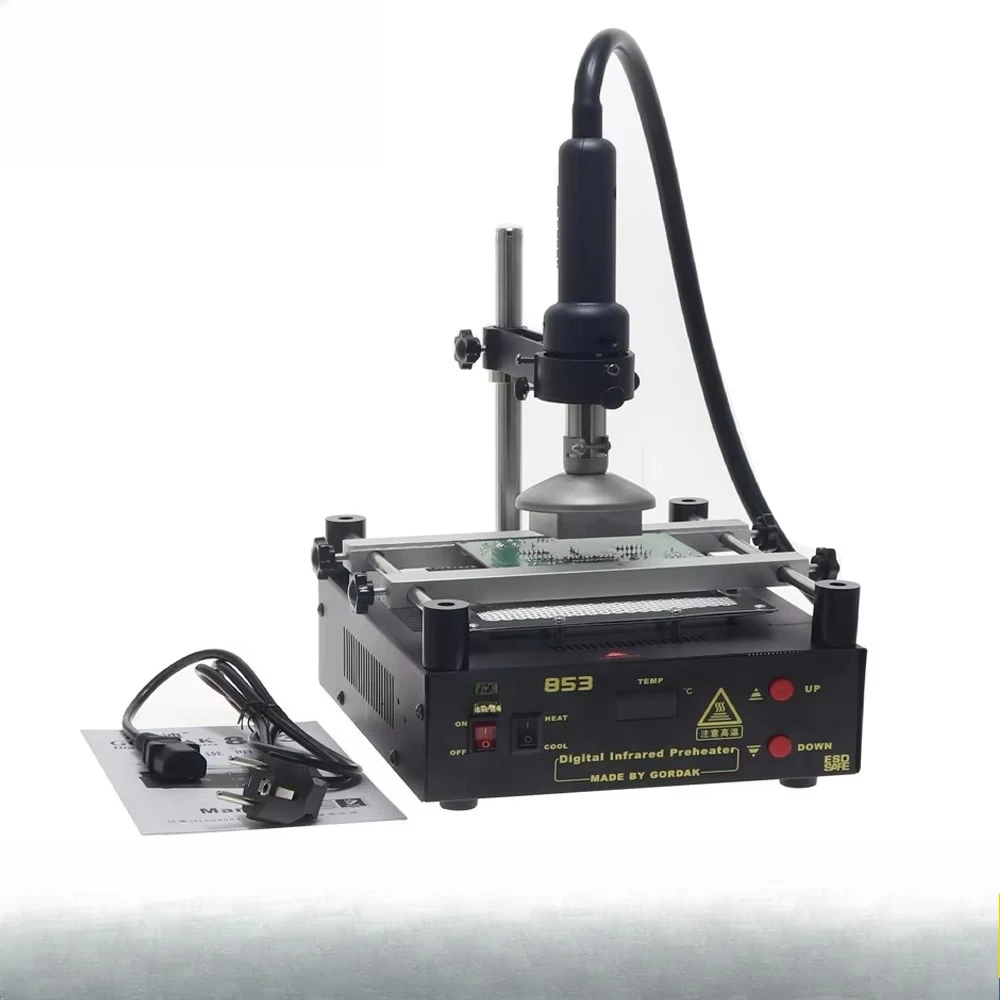 GD 853 Bottom Heating Preheating Station PCB Preheater Soldering Station BGA Rework Station Phone Repair Tools YIHUA 853A