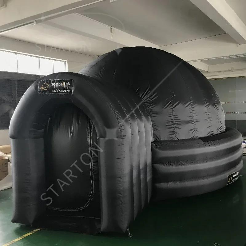 -Best Selling New Type Black Cheap Inflatable Dome Projection Planetarium Cinema Tent For Outdoor