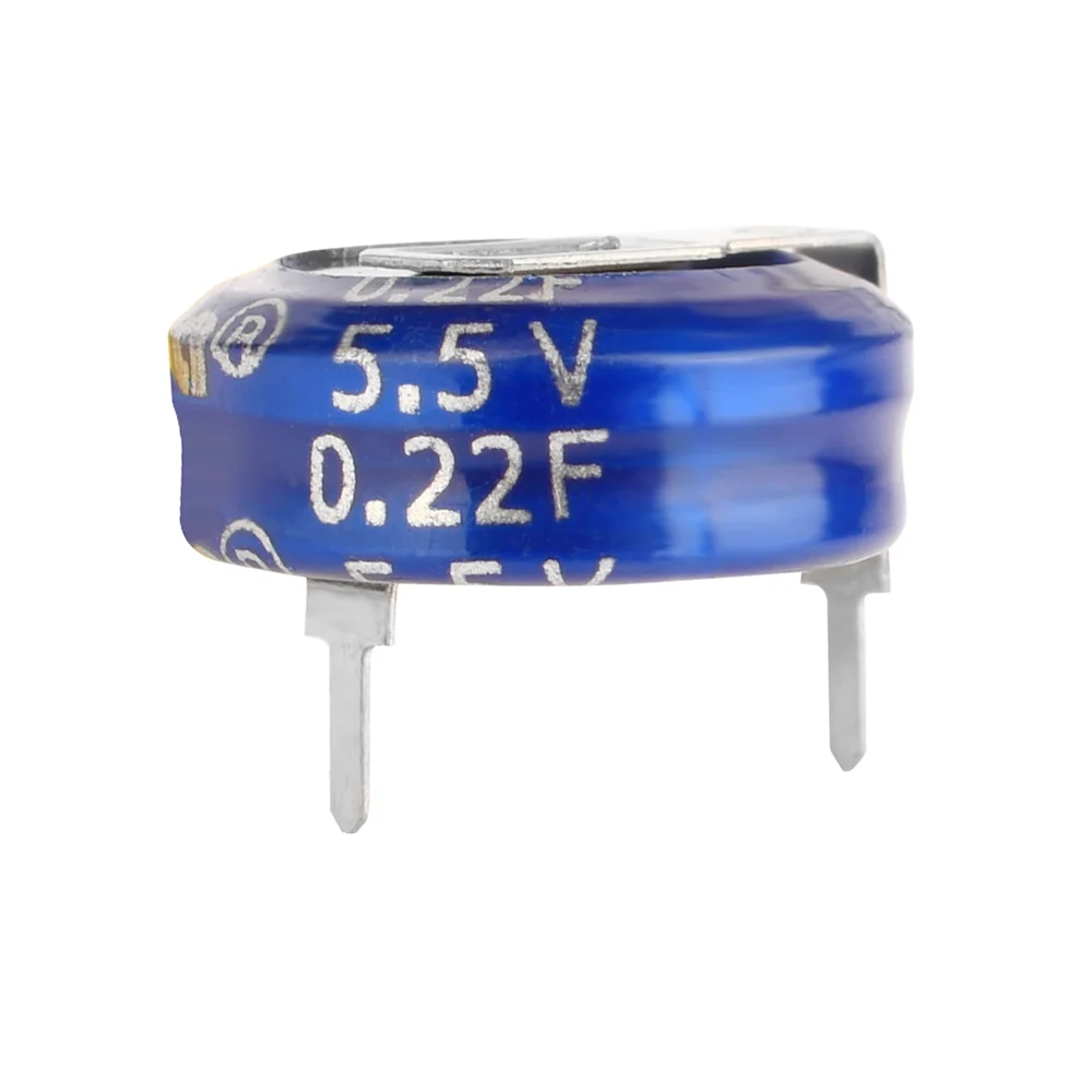 CBNSuper Capacitors  CDA  5.5V 0.22F 0.33F 0.47F H-Type Button Farrah Capacitor Condensador  SuperCapacitors