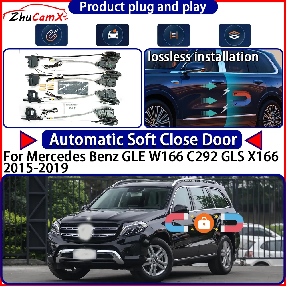 

Door Lock Actuator for Mercedes Benz GLE W166 C292 GLS X166 2015-2019 Soft Close Door Kit Power Latch System Auto Door Easy