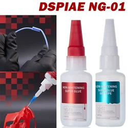 DSPIAE NG-01 Non-fogging Instant CA LG-02 Low-fogging Instant CA Quick-drying Instant Glue for Etched Sheet Modelling Tools