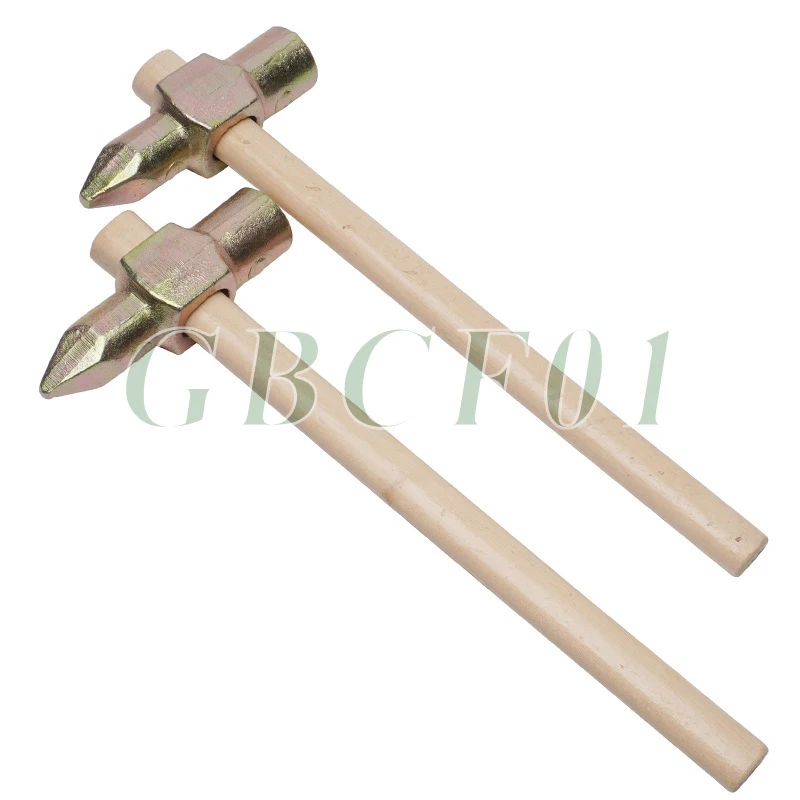 

Camping Hammer Outdoor Tent Stakes Hammer Wooden Handle Pointed Hammer Tarp Tool Hammer Solid Wood Handle Durable