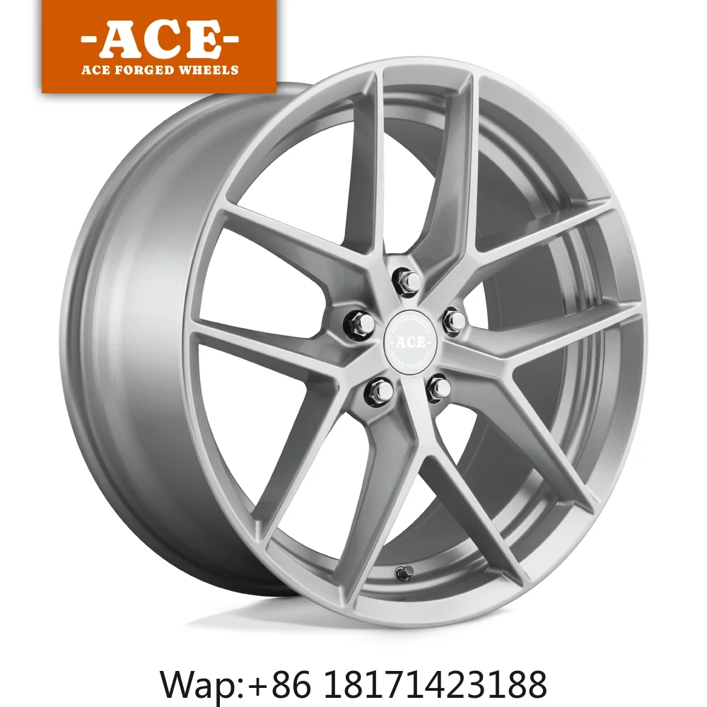 【Hot】5x114.3 Passenger Car Forged Wheels 18 Inch Silver Aluminum Alloy Rims for BMW for Audi for Porsche for Tesla for Cadillac