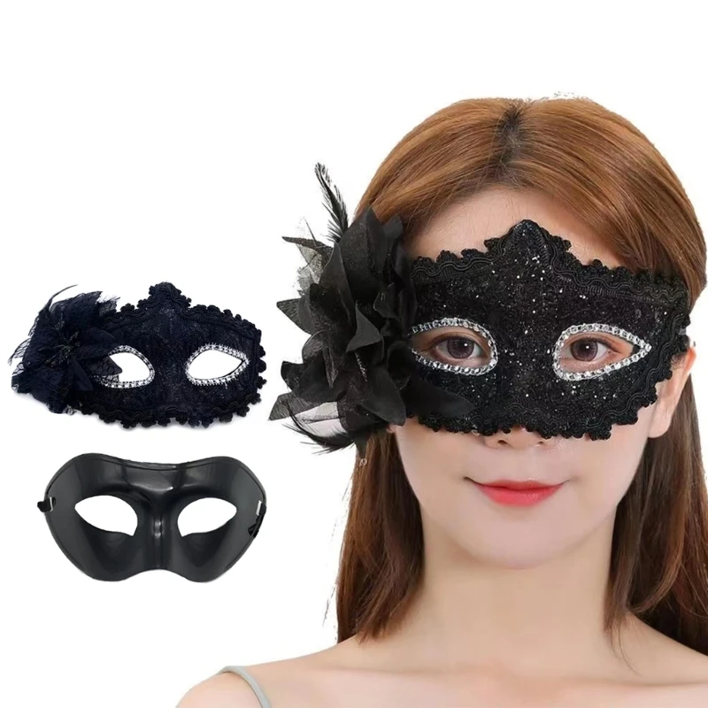 Masque déguisement Masque mascarade Halloween Mardi Gras Masque fête Cosplay Masque en dentelle