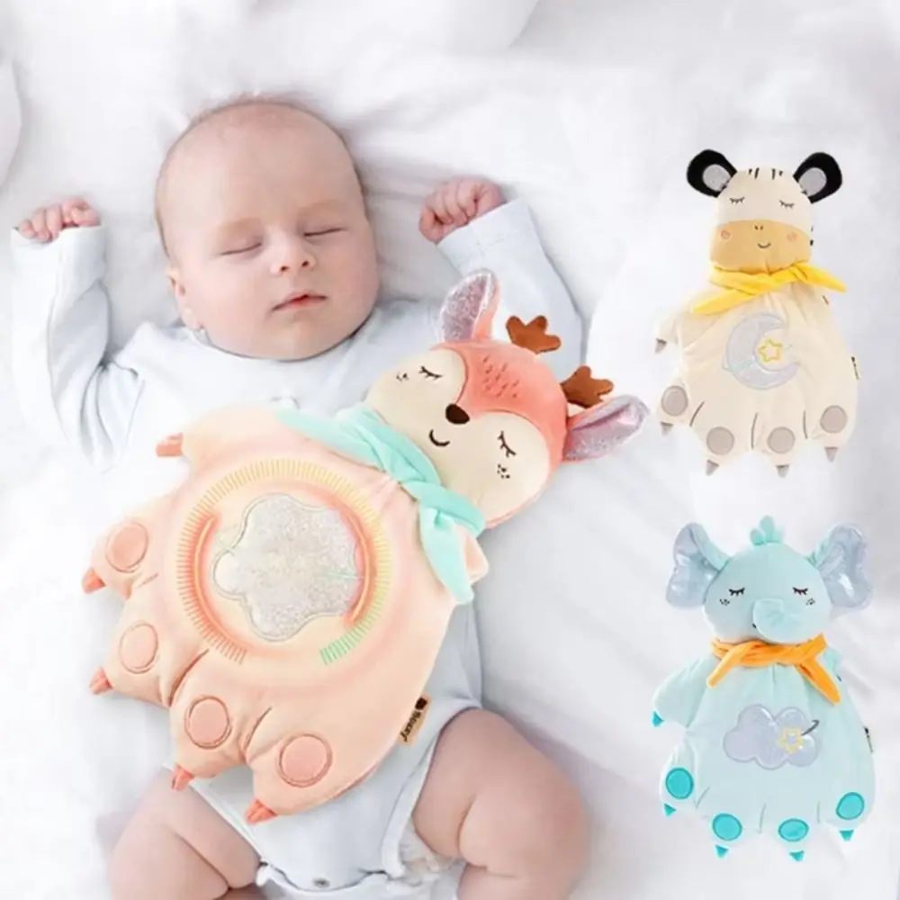 PP Cotton Palm Shape Soothing Pillow Fluffy Interactive Animals Puppet Toys Collection Handmade Adorable Stuffed Hand Puppets