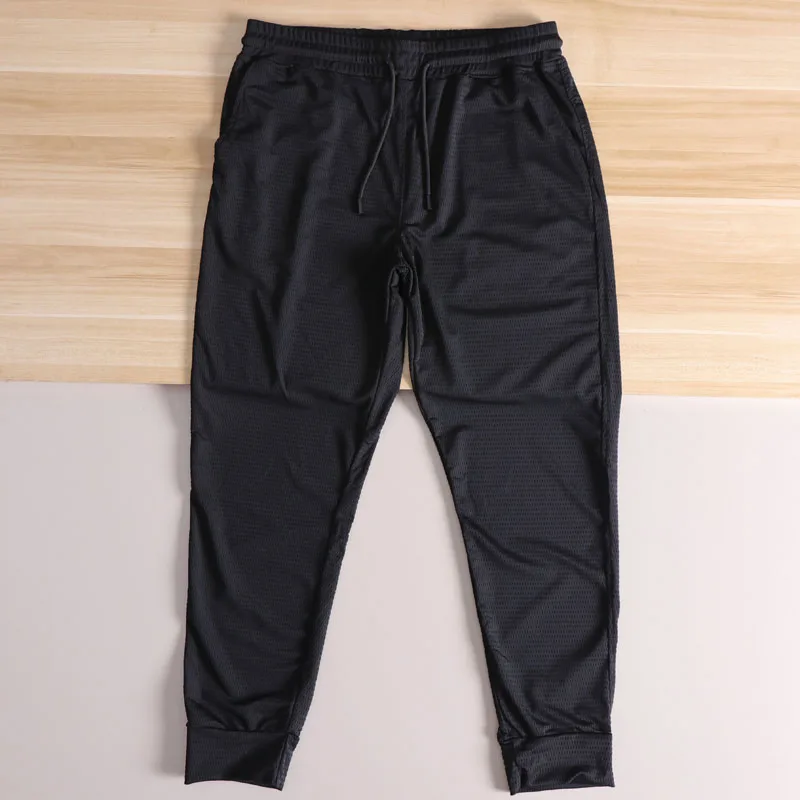 

Мужские летние тонкие повседневные брюки, дышащие, легкие, спортивные, свободные, модные, городские, длинные брюки