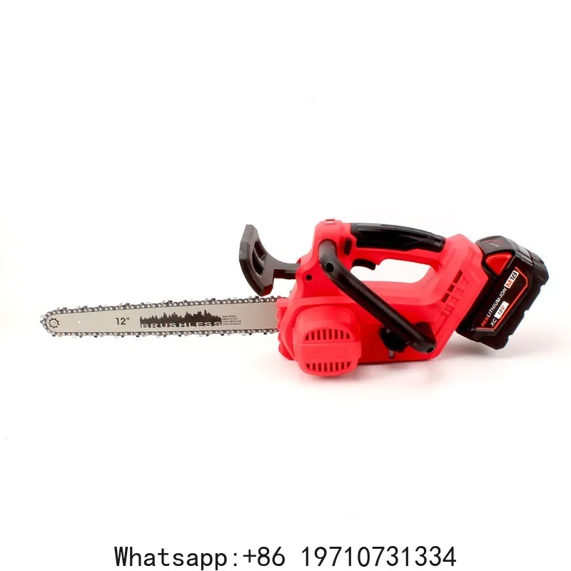 12-Inch Brushless Cordless Chainsaw One-Hand for Milwaukee Garden Logging Pruning  no  battery