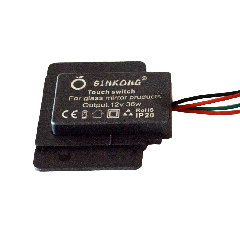 Gương phòng tắm Công tắc Loại khóa cho cảm biến cảm ứng cho đèn LED Gương đèn pha thả vận chuyển