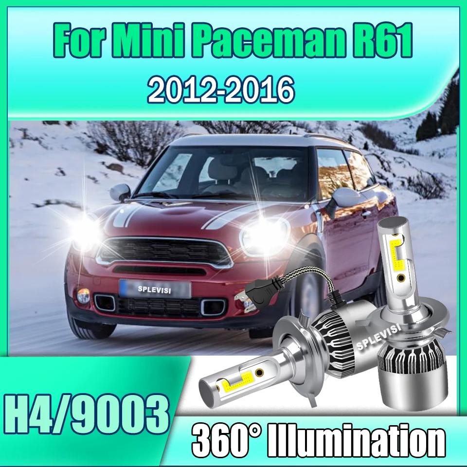 

High-Performance LED Headlight Headlamp Car Lamps H4 Car Lights12v IP67 For Mini Paceman R61 2012-2016 2012 2013 2014 2015 2016