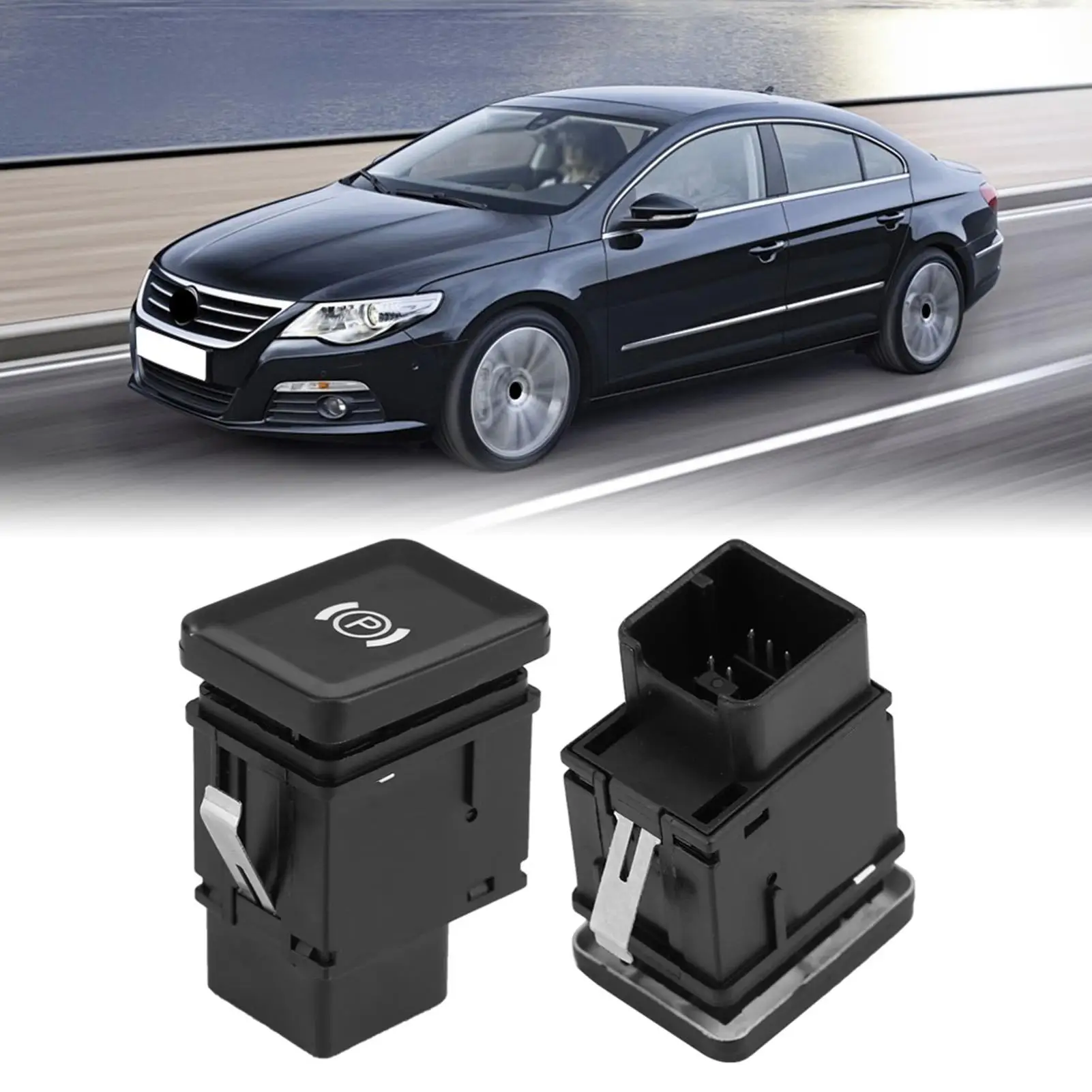 

3C0927225C Car Electronic Handbrake Parking Switch Brake Button for Passat B6 CC 3C