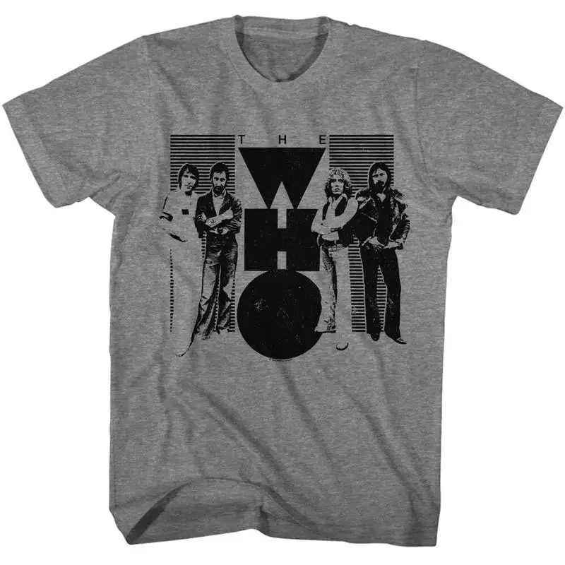 The Who 75 Band Photo Men's T Shirt Rock Music Merch