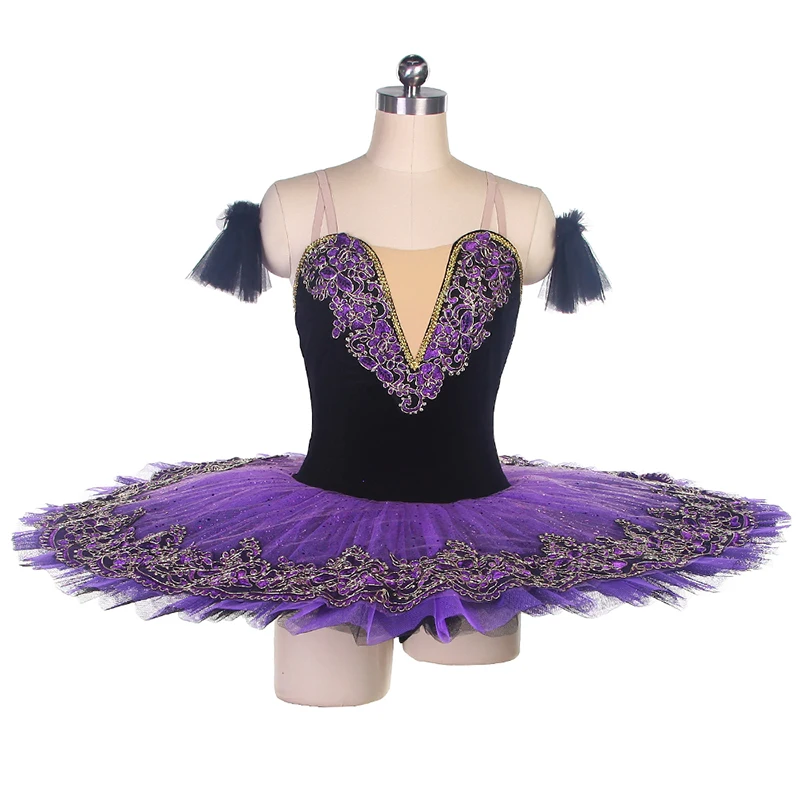 

Professional Adult Children's Ballet Dance Tutu Purple Paquita Ballet Costume For Ballet Show