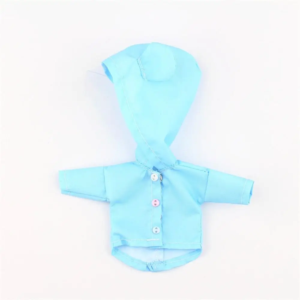 Winddichte Kleding Pop Regenjas Konijn Kikker Dinosaurus OB11 Poppenkleertjes Gele Eend Aankleden Pop Dier Regenjas 1/12 Bjd