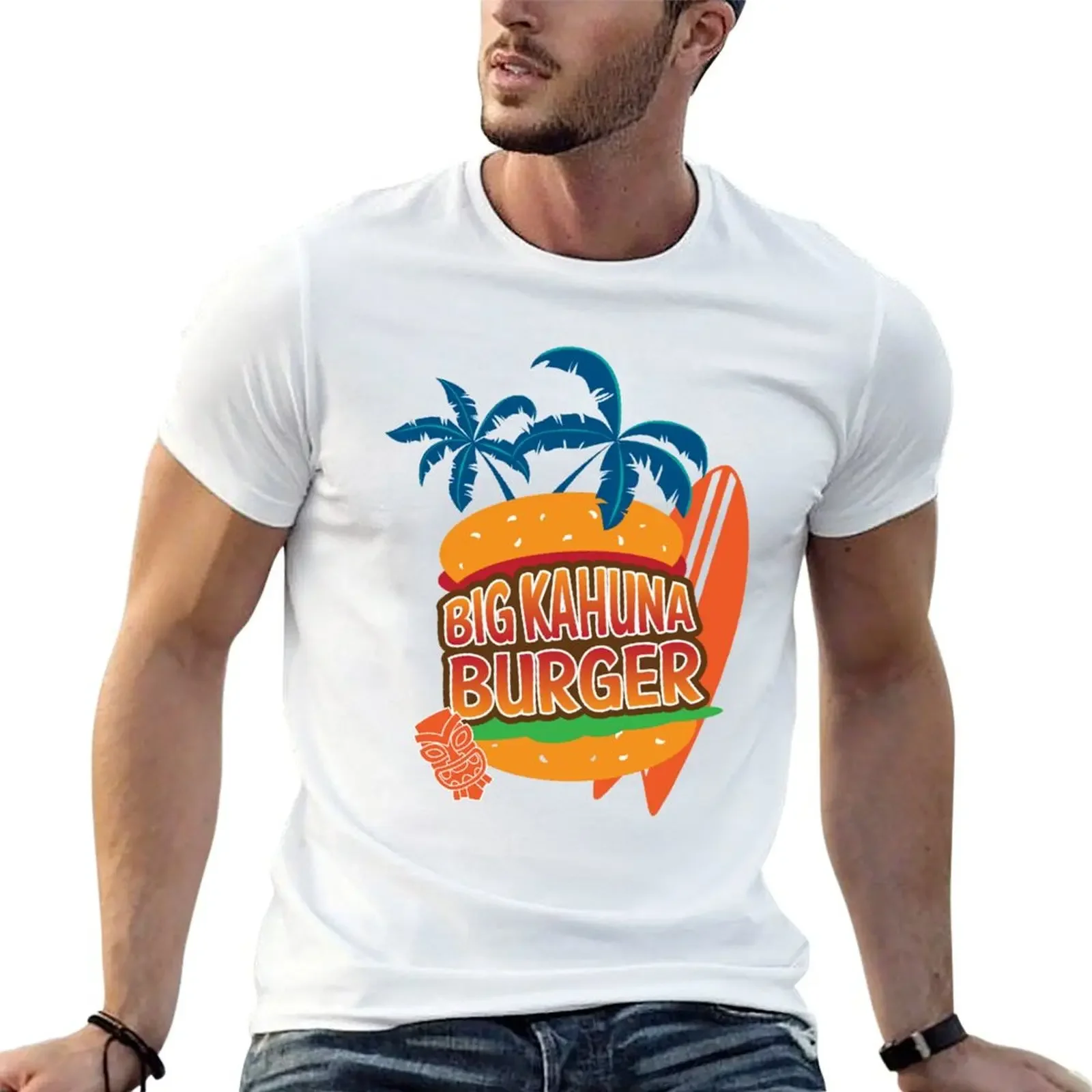 Big Kahuna T-Shirt anime summer top plain white t shirts men