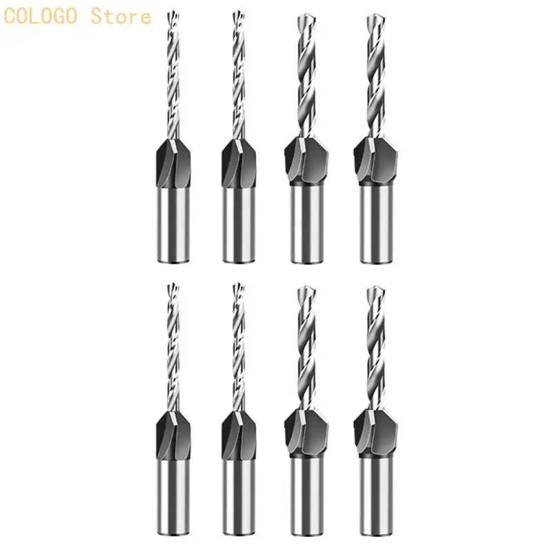 

4pcs Drill Bits Adjustable Depth Guide 1/4” Shank for Professional Result D0LD