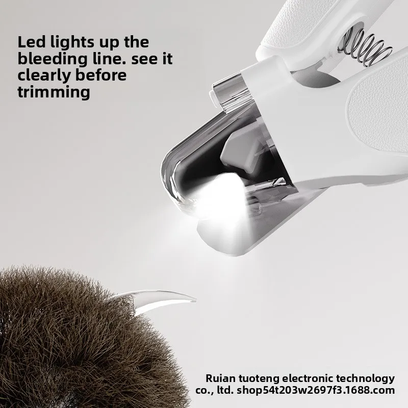 2-in-1 Lighting Cat Anti-Blood Position Nail Grinder Dog Pet Nail Clippers Animal Nail Clippers