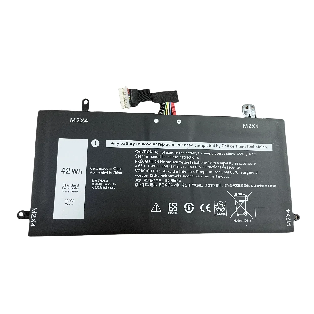 42Wh J0PGR Laptop Battery Replacement for Dell Latitude 12 5285 5290 2-in-1 T17G 0J0PGR JOPGR 1WND8 X16TW 0X16TW 0FTH6F