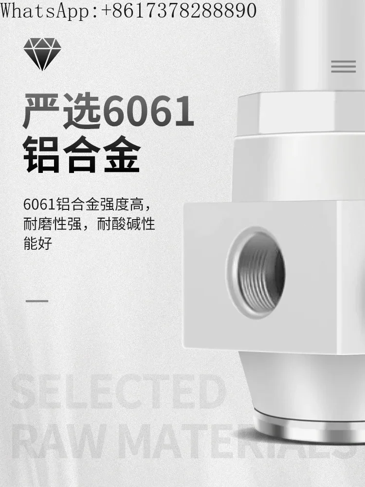 

Pneumatic Air Pump High Pressure Oil Water Separation Air Filter QSLH-8/10/15/20/25 Blow Molding Machine 40kg