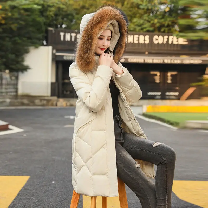 2023 New Women Cotton coat Winter Jacket Female thick warm Parkas hooded Outwear large size Overcoat