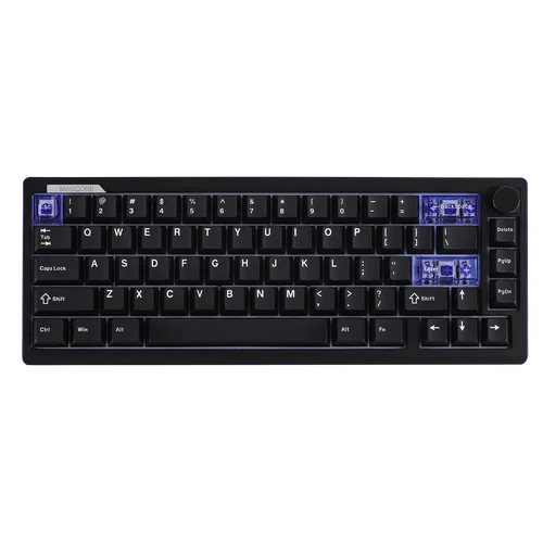 Imagen 1 del producto EPOMAKER Magcore65 Lite 65% diseño QWERTY de EE. UU. USB con cable/BT/2,4 Ghz teclado mecánico inalámbrico para jugar 8K interruptor analógico de pollicación