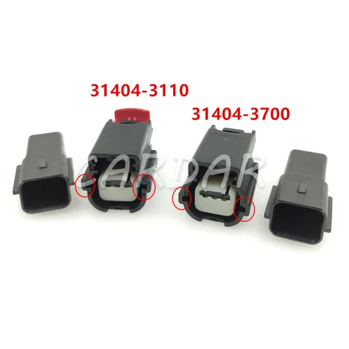 Imagen 2 del producto Enchufe del Sensor del cigüeñal del coche, arnés de Radar de marcha atrás con Terminal para Buick Regal Lacrosse, 3 pines, 31404-3110, 31404-3700